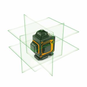 Lézeres szintező szett - max 15 m - 16 zöld lézer - 3D/360° - 2 akkumulátor, 2 konzol, szemüveg    Handy 10058 - Image 5