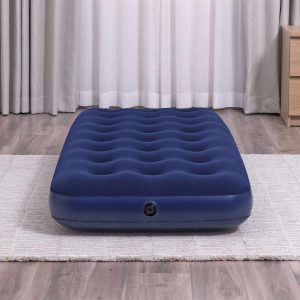 Felfújható matrac - egyszemélyes, velúr - kék - 185 x 76 x 22 cm    Bestway 56432 - Image 5