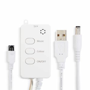Smart fényfüzér - csillag - zene mód - USB - 25 RGB LED - 5 m - Bluetooth     58385 - Image 5