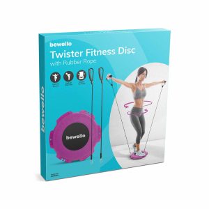 Twister fitnesz korong - gumi kötéllel - 29 cm    Bewello BW4005 - Image 5