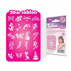 Sablon szett - lányoknak - 21 db-os    Tytoo TY50105 - Image 5