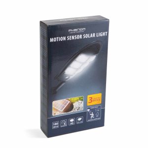 Szolár fali reflektor - 180 SMD LED - 1200 lm - 10W - 3000 mAh - IP65    Garden of Eden 55291A - Image 7