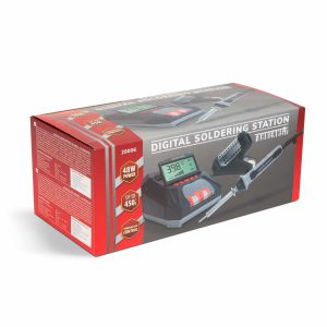 Digitális forrasztópáka állomás - LCD kijelzővel, pákaheggyel, ónnal és szivaccsal - 230 V    Fahrenheit 28006 - Image 8