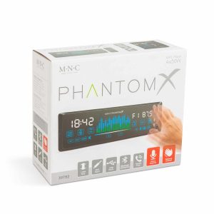 Fejegység "PhantomX" - 1 DIN - 4 x 50 W - gesztusvezérlés - BT - MP3 - AUX - USB    MNC 39752 - Image 8