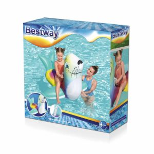 Felfújható úszógumi gyerekeknek - fóka - 157 x 114 cm    Bestway 56407 - Image 9