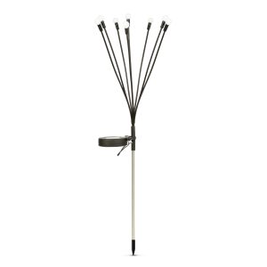 Leszúrható szolár lámpa - szentjánosbogár - 8 melegfehér LED - 70 cm    Garden of Eden 11273 - Image 2