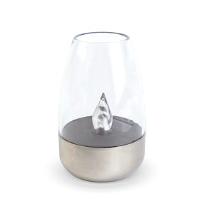 Szolár lámpa - gyertya - lángeffekt - 1 melegfehér LED - 6 x 9 cm    Garden of Eden 11776 - Image 2