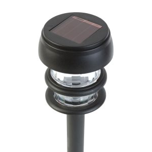 Leszúrható szolár lámpa - 1 fehér LED - 7,5 x 7,5 x 40 cm    Garden of Eden 11275 - Image 3