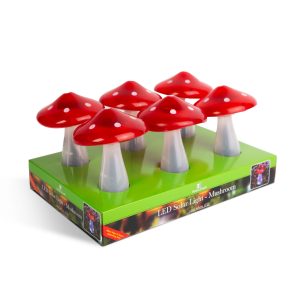 Leszúrható szolár gomba - 23,5 cm - 10 hidegfehér LED    Garden of Eden 11775 - Image 3