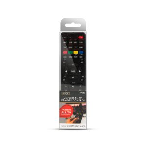 Univerzális TV távirányító - 250+ típushoz - fekete - 2 x AAA    Delight 39680 - Image 3