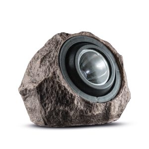 LED-es kültéri szolár lámpa - szikla, kő - fehér SMD LED - 20 x 12 x 16 cm    Garden of Eden 11389C - Image 2