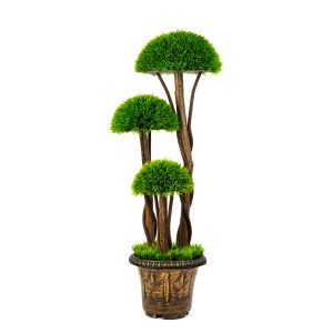 Műnövény dekoráció - gömb buxus fa - 90 cm     11910 - Image 2