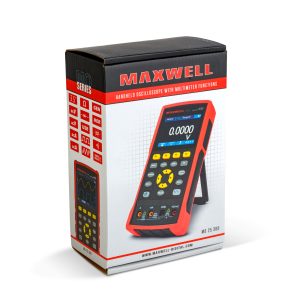 Kézi oszcilloszkóp - akkumulátoros - 3.5" színes LCD - AC/DC, 400V, 40MHz, 2 csatorna, 8K/4K    Maxwell-Digital 25360 - Image 5