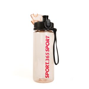 Sport kulacs - műanyag, átlátszó - 600 ml - 3 színben    Family 57211 - Image 6