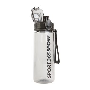 Sport kulacs - műanyag, átlátszó - 600 ml - 3 színben    Family 57211 - Image 8