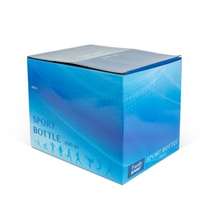 Sport kulacs - műanyag, átlátszó - 600 ml - 3 színben    Family 57211 - Image 9