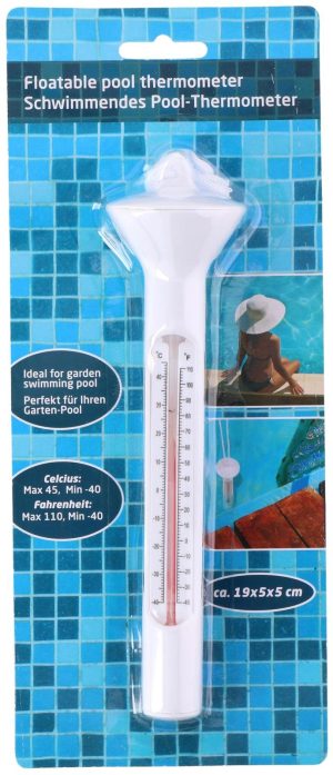 Medence hőmérő – 19 x 5 cm – Fehér     56128C - Image 2