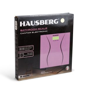 Üveg fürdőszoba mérleg - rózsaszín     DA00515 - Image 3