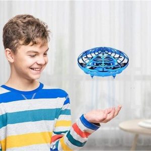 UFO drón repülő gyerekjáték - LED-es, akkumulátoros - 11 x 11 x 4 cm     DA00149 - Image 5