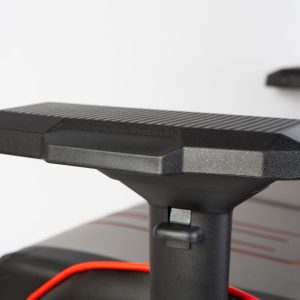 Gamer szék párnával - szürke/fekete/piros- 84 x 52 / 48 x 50 cm    BeMaDa BMD1118B - Image 3
