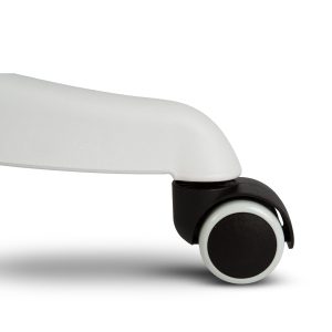 Irodai forgószék - karfával - fehér/kék - 58 x 48 / 50 x 50 cm    BeMaDa BMD1121 - Image 3