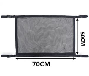 Hálós autós tároló -  70 x 50 cm - fekete, poliészter     DA00162