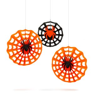 Halloween-i dekoráció - pókháló szett - papír - 30/40 cm - 3 db / csomag     56585 - Image 2