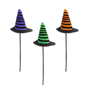 Halloween-i dekoráció szett - boszorkánykalap - leszúrható - 20 x 7 cm - 3 db / csomag     56593 - Image 2