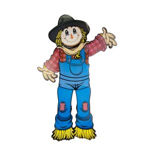Őszi dekoráció - Madárijesztő - mozgatható végtagokkal - papír - 91,4 cm     59020 - Image 2