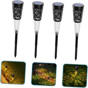LED szolár lámpa - 5 LED - leszúrható - 600 mAh     DA00274 - Image 2