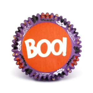 Halloween-i dekoráció - muffin papír szett - 50 db - 4 féle - 7 x 5 x 3,2 cm     56579 - Image 3
