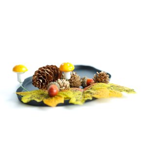 Őszi dekoráció - falevél, toboz, tök szett - 4 féle     59021 - Image 8